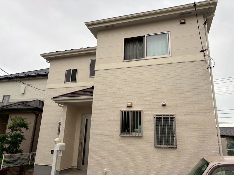埼玉県桶川市 H様邸 外壁塗装工事 スーパーセラン仕上げ