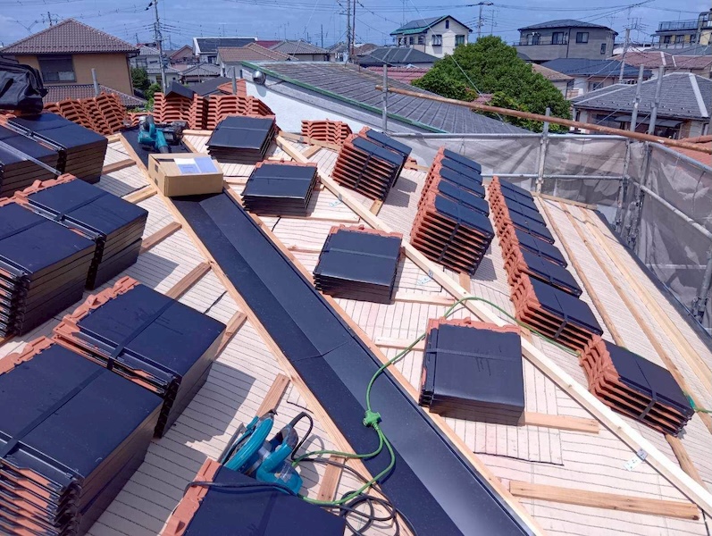 埼玉県上尾市 S様邸 瓦屋根の葺き替え工事を実施いたしました