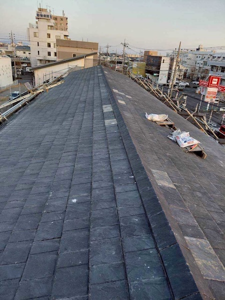 千葉県船橋市 アパート 瓦屋根改修工事を実施しました!