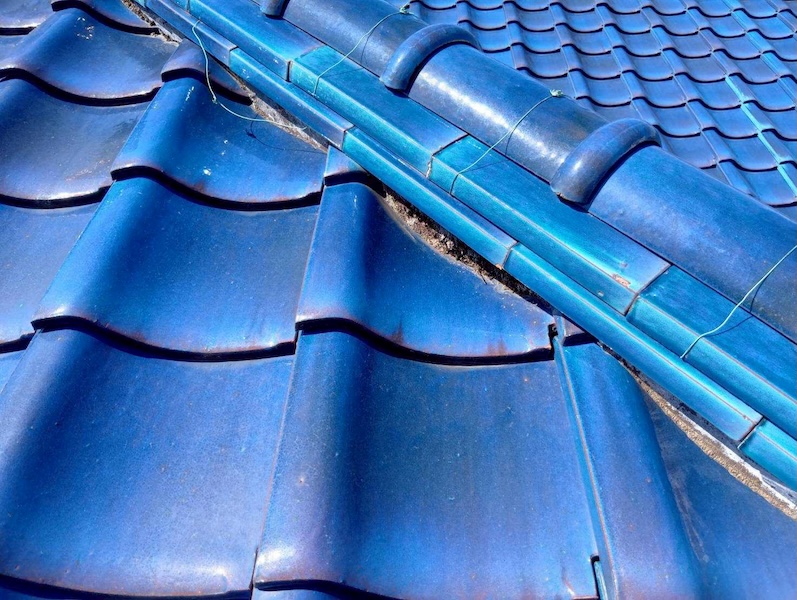 埼玉県上尾市 O様邸 瓦屋根 漆喰詰め直し工事を実施しました!