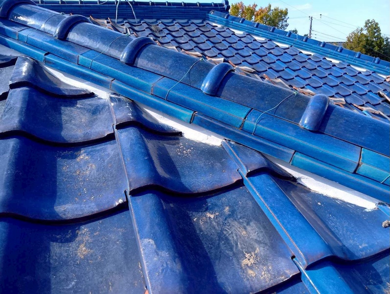 埼玉県上尾市 O様邸 瓦屋根 漆喰詰め直し工事を実施しました!