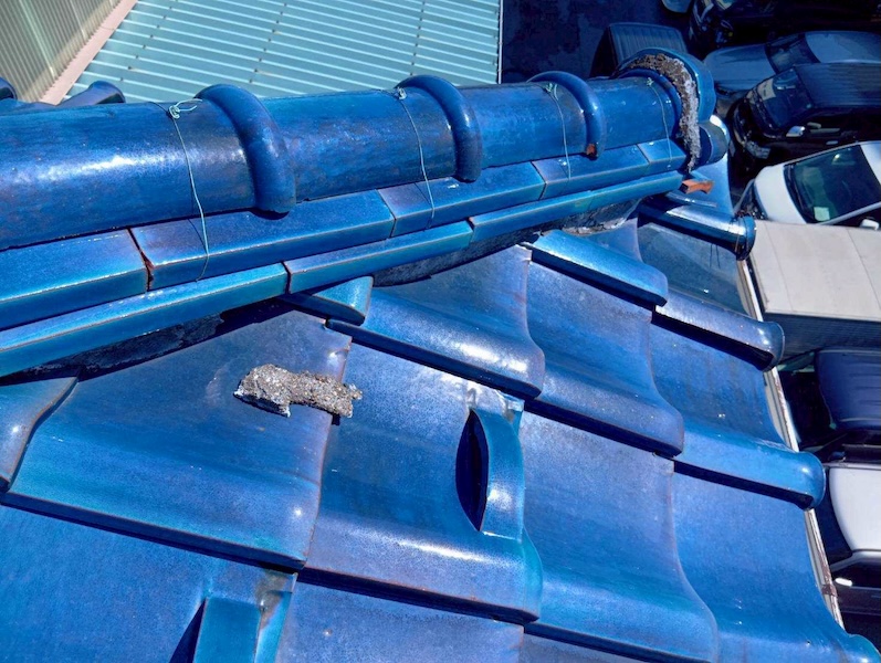 埼玉県上尾市 O様邸 瓦屋根 漆喰詰め直し工事を実施しました!