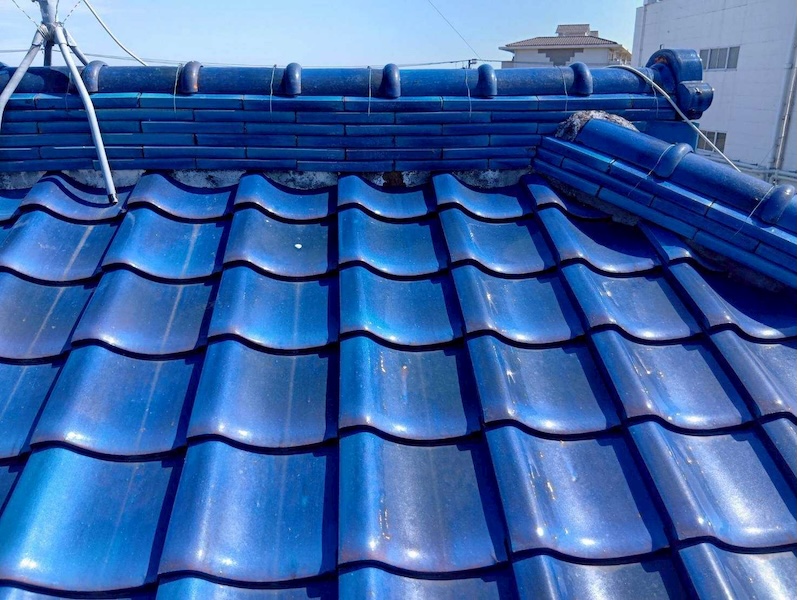 埼玉県上尾市 O様邸 瓦屋根 漆喰詰め直し工事を実施しました!