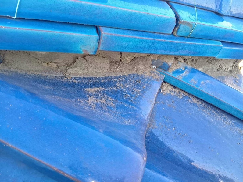 埼玉県上尾市 O様邸 瓦屋根 漆喰詰め直し工事を実施しました!