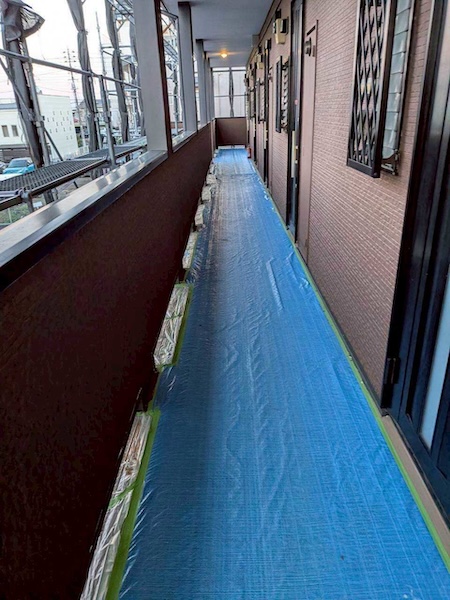 群馬県前橋市 アパート 屋根塗装・外壁塗装工事を実施しました!