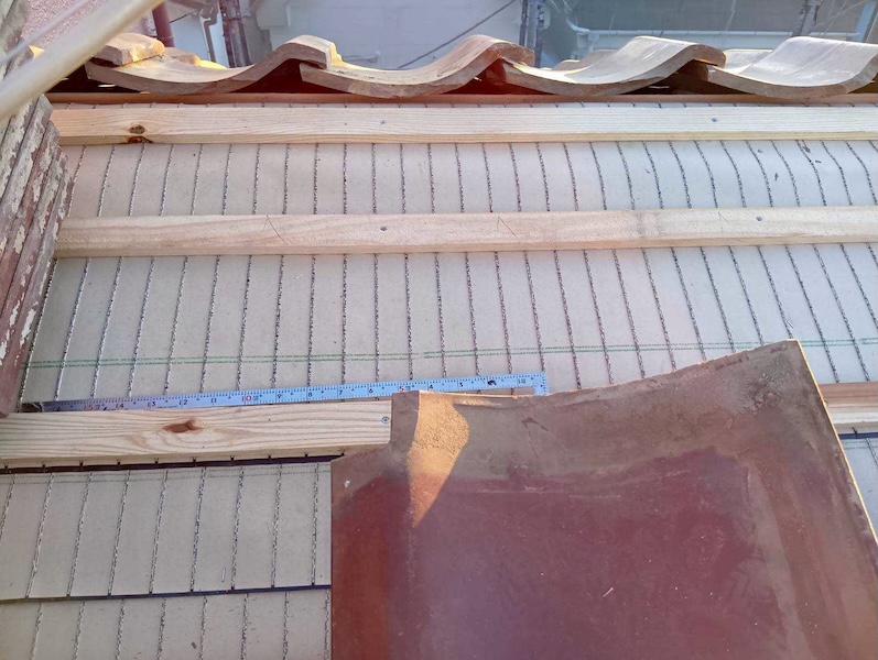 埼玉県桶川市 S様邸 瓦屋根 防水シート貼り直し工事を実施しました!