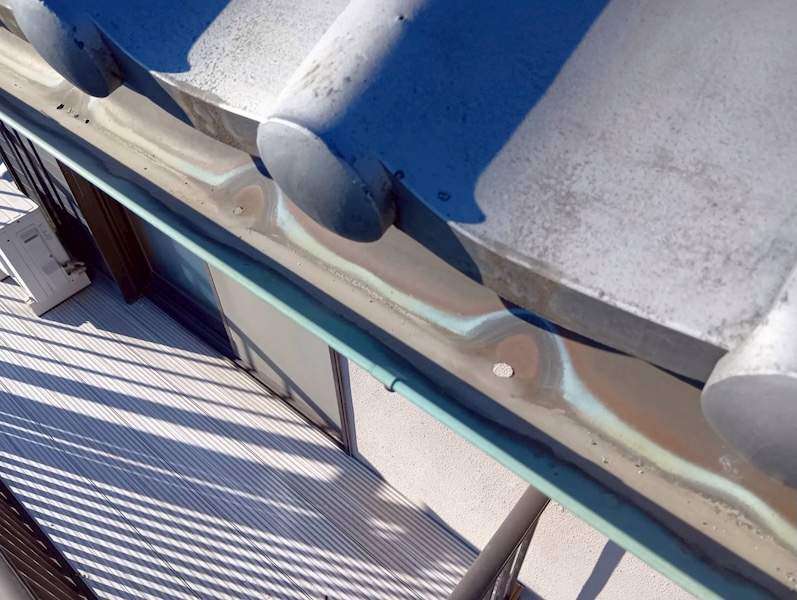 埼玉県上尾市 W様邸 銅雨樋補修工事を実施しました