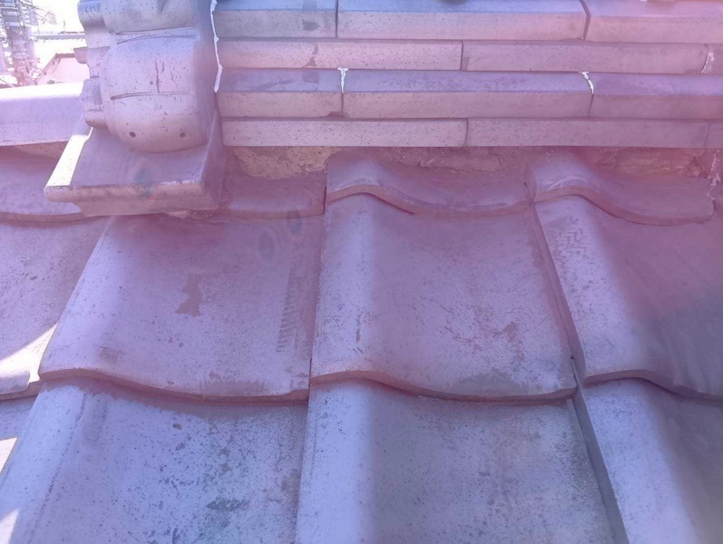 埼玉県上尾市 F様邸 瓦屋根 漆喰詰め直し工事