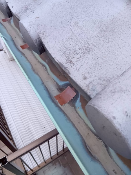 埼玉県上尾市 W様邸 銅雨樋補修工事を実施しました