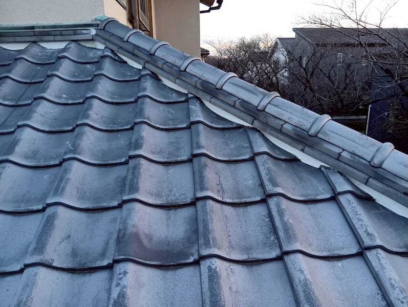 埼玉県上尾市 F様邸 瓦屋根 漆喰詰め直し工事