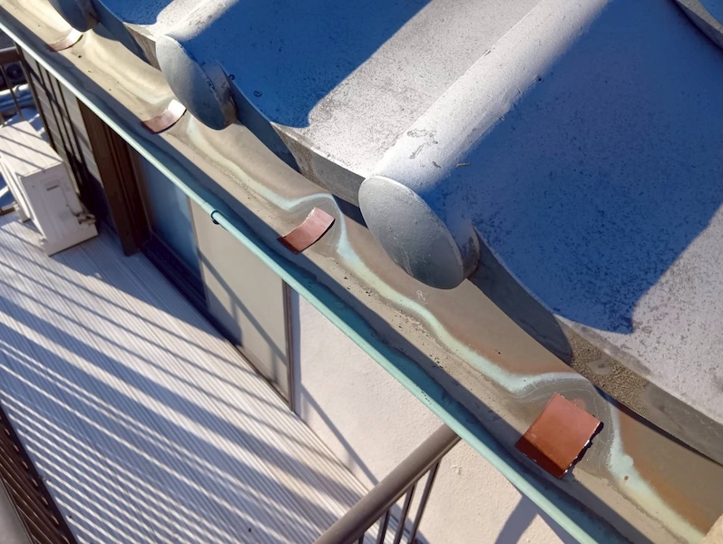 埼玉県上尾市 W様邸 銅雨樋補修工事を実施しました