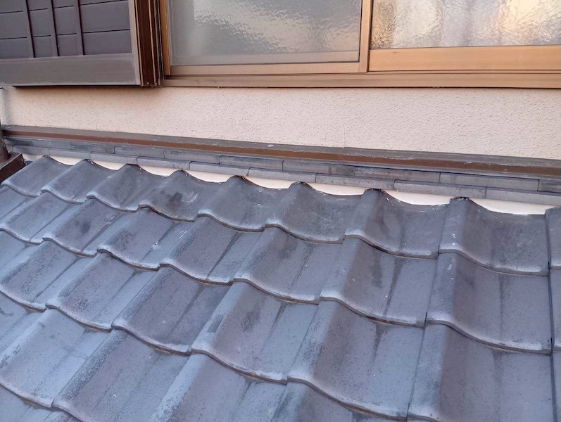 埼玉県上尾市 F様邸 瓦屋根 漆喰詰め直し工事