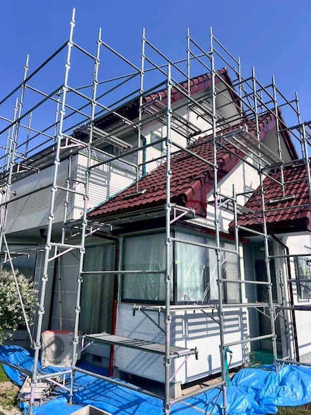 埼玉県上尾市 M様邸 外壁塗装・屋根塗装工事 フッ素REVO1000IR・スーパーシャネツサーモF