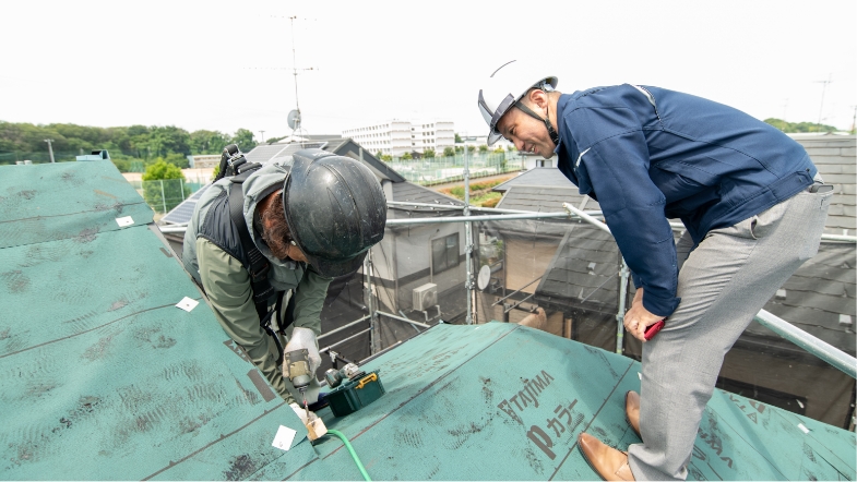 工事中の様子