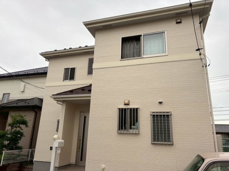 埼玉県桶川市 H様邸 外壁塗装工事 スーパーセラン仕上げ