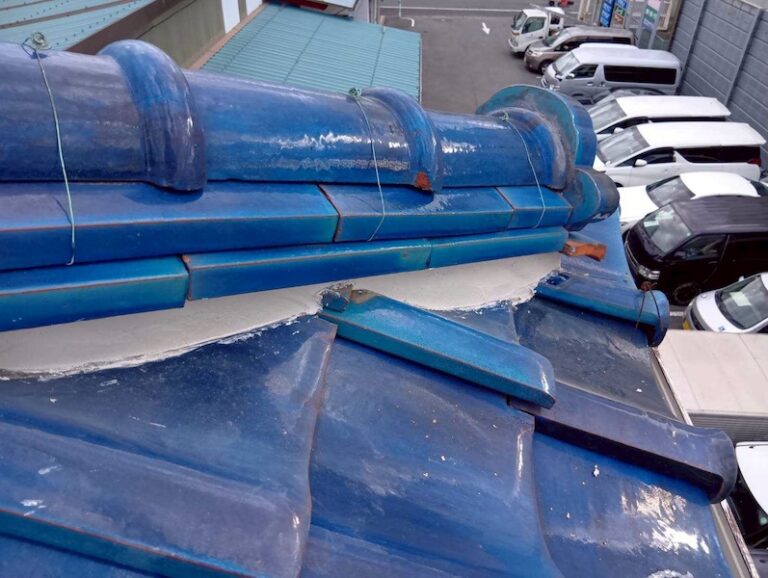 埼玉県上尾市 O様邸 瓦屋根 漆喰詰め直し工事を実施しました!