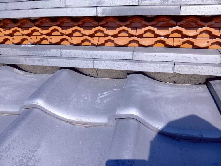 埼玉県上尾市 F様邸 瓦屋根 漆喰詰め直し工事